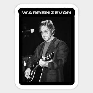 Warren Zevon Sticker